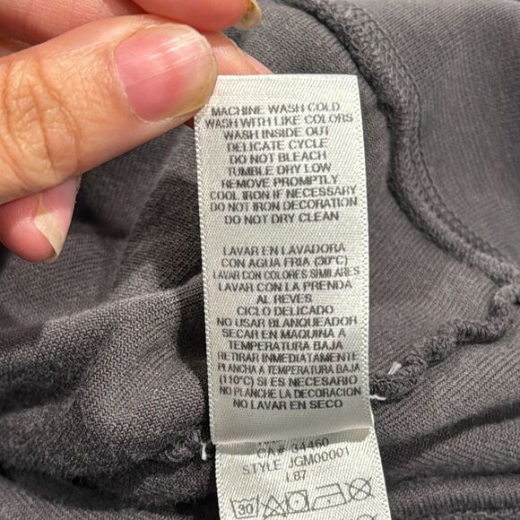 Juicy Couture Velour Gray Track Jacket and Pants Set Outfit L/XL Women EUC 2000s - Picture 5 of 8